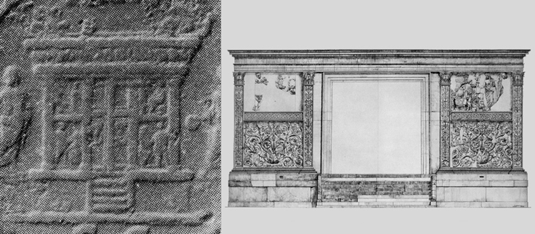 domiziano ara pacis fronte occidentale